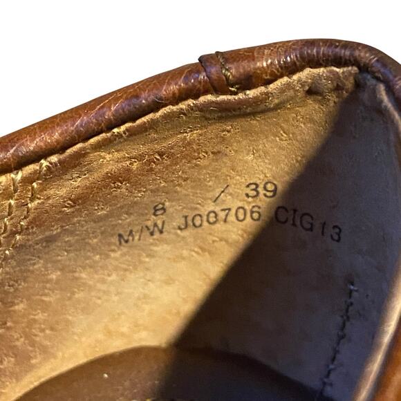 Bolo by Born Slip On Ankle Boot Sz 8 Brown Leather 2-7/8" heel Light Academic - Picture 8 of 10